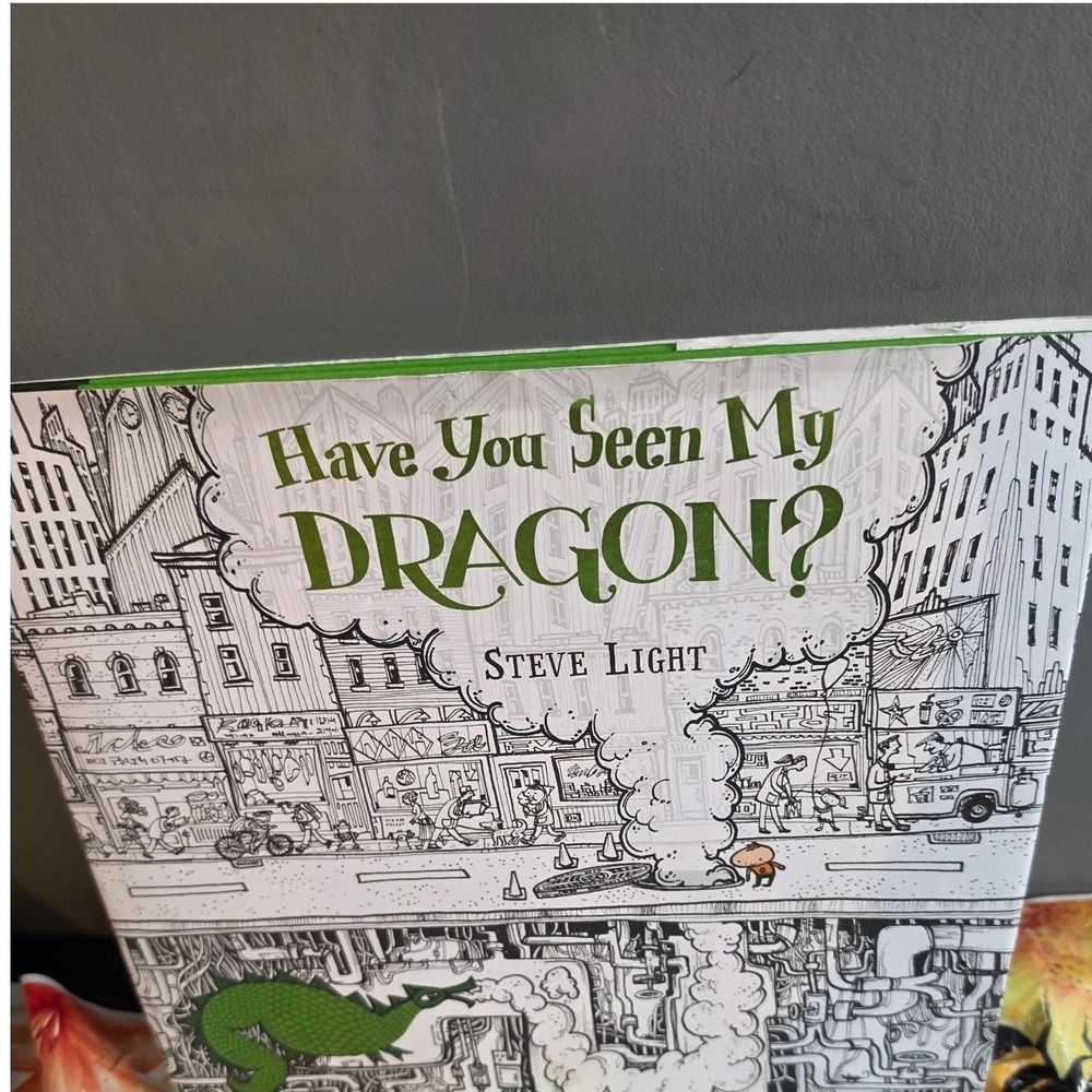 Have You Seen My Dragon? Steve Light Childrens Hardcover Picture Book Counting
